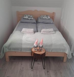 Postel nebo postele na pokoji v ubytování Domek Zakopiański Widok