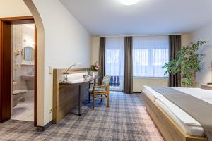 Hotel Zur Aussicht客房内的一张或多张床位