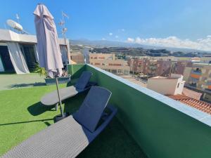 Balkón alebo terasa v ubytovaní Terraza Alcalá