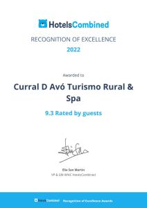 a screenshot of the official davis tennessee rural spa website at Curral D Avó Turismo Rural & SPA in Caçarelhos