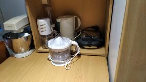 Удобства за правене на кафе и чай в Στουντιο κοντά στην κλινική Αγ Λουκα
