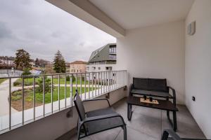 Balkón alebo terasa v ubytovaní Le 305 - T3 with garage and beautiful terrace