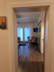 TV a/nebo společenská místnost v ubytování Aulbach' s Appartments