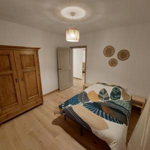 Posteľ alebo postele v izbe v ubytovaní Logement au calme de la campagne