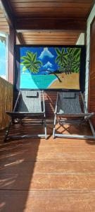 ระเบียงหรือลานระเบียงของ Apt Almas, en résidence avec piscine