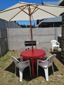 Patio nebo venkovní prostory v ubytování Casa Frutillar Alto