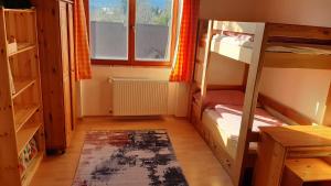 Postel nebo postele na pokoji v ubytování Apartmán nad Teplou Vltavou