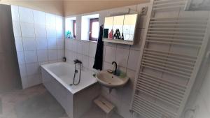 Koupelna v ubytování Apartmán nad Teplou Vltavou