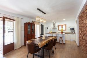 A kitchen or kitchenette at Casa de campo Canoret, Benissa, Alicante , Spain