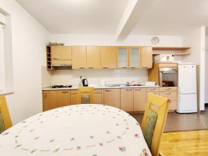 Kuchyň nebo kuchyňský kout v ubytování Airy Apt in Tisno - Murter, Beach - 3 Min Walk, 2 bedrooms, 2 bathrooms, 70m2 with terrace, mooring included