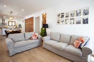 A seating area at Casa de campo Canoret, Benissa, Alicante , Spain