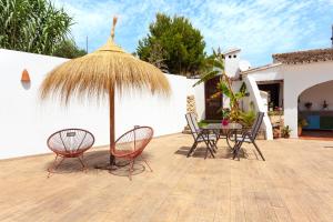 A patio or other outdoor area at Casa de campo Canoret, Benissa, Alicante , Spain
