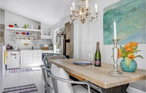Η κουζίνα ή μικρή κουζίνα στο Holiday Home Baroniet Hornbæk I