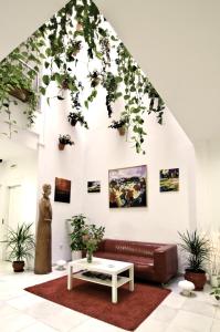 Posteľ alebo postele v izbe v ubytovaní Un Patio en Santa Cruz