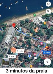 um mapa de um resort com um mapa em Smartcamp Ilhabela ᵇʸ ᴬᴸᴱᴮᴬᴴᴸᴵ em Ilhabela