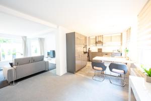 Kuchyň nebo kuchyňský kout v ubytování Ferienhaus Kleiner Kaiser
