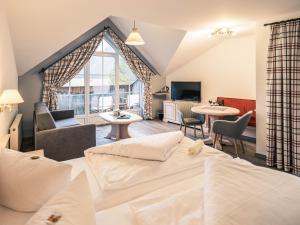 Katil atau katil-katil dalam bilik di Hotel Föhrenhof