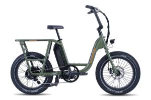 a green electric bike isolated on a white background at Villa Rambouillet in Rambouillet