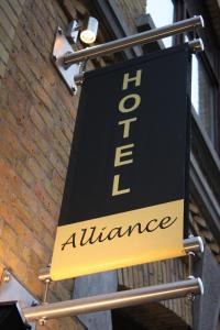 Certificado, premio, señal o documento que está expuesto en Alliance Hotel Ieper Centrum