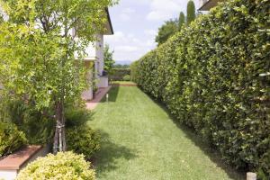 A garden outside B&B Cava Rossa