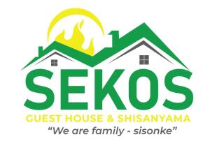 a crest logo for a guest house and shkmarma at Sekos Guest House & Shisanyama in St Lucia