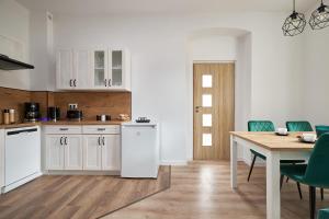 Kuchyňa alebo kuchynka v ubytovaní Apartamenty u Bratków