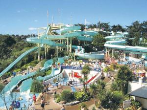 a large water park with a water slide at High Gables Apartment 2 in Paignton