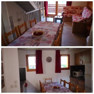 Χώρος καθιστικού στο Chalet JL et DS , Pied des pistes, Valmeinier 1800, 10 pers.