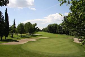 a view of a golf course with a green at A Casa Di Delia B&B Charming House in Sant'Elena di Silea