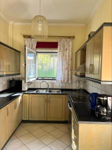 A kitchen or kitchenette at Ria Apartments