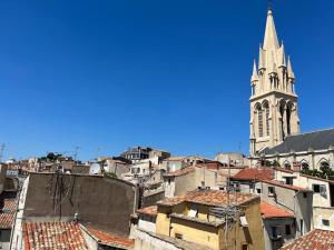 Výhľad na mesto Montpellier alebo výhľad na mesto priamo z apartmánu