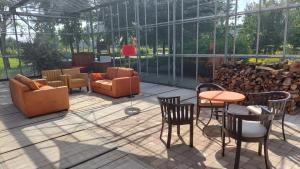 Achterhoeks Goed, Minicamping in Vragender的休息区