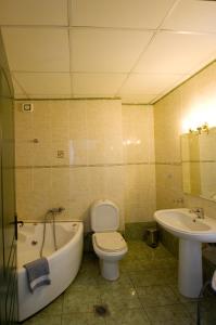 
A bathroom at Agriani Hotel
