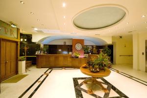 
The lobby or reception area at Agriani Hotel
