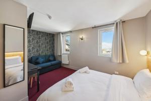 Voodi või voodid majutusasutuse HOTEL TURAN toas