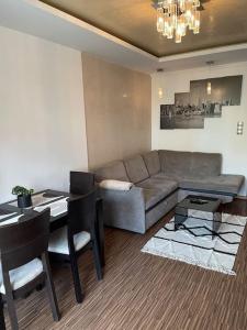 Posezení v ubytování Urokliwy Apartament w Nowym Sączu