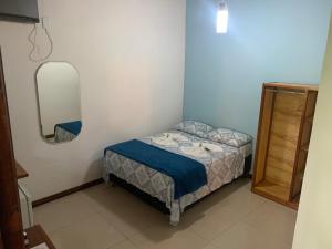 Postel nebo postele na pokoji v ubytování Pousada e Camping Lumiar