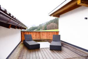 Balkón nebo terasa v ubytování Ferienhaus Oberhof