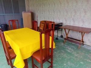 Restoran atau tempat lain untuk makan di Casa em Maranduba Ubatuba