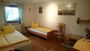 Posteľ alebo postele v izbe v ubytovaní Apart Panoramablick