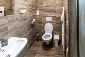 Koupelna v ubytování Apartmány Za Dvorem
