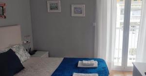 Łóżko lub łóżka w pokoju w obiekcie Bungalow Deluxe Gran Alacant