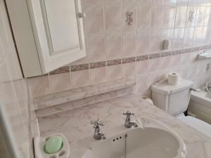 a bathroom with a sink and a toilet at Mesa property services in Grays Thurrock