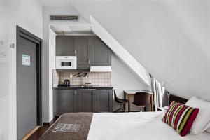 Kuchyň nebo kuchyňský kout v ubytování Best Western Plus Hotell Nordic Lund
