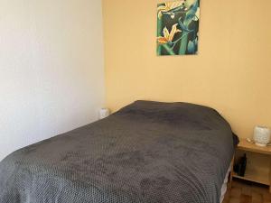 Łóżko lub łóżka w pokoju w obiekcie T2 avec ascenseur, parking proche plage - FR-1-702-21