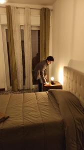 Postel nebo postele na pokoji v ubytování Apartment Little Bari