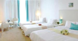Ecograd Hotel客房内的一张或多张床位