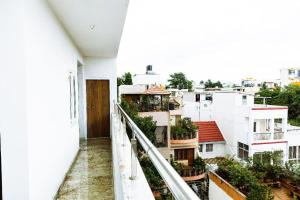 a view from the balcony of a building at RVR Abode -Private Rooms in Bangalore