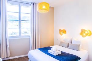 Posteľ alebo postele v izbe v ubytovaní La Clé Studio Clim, WiFi, Gare et Port de Toulon
