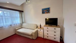 Telewizja i/lub zestaw kina domowego w obiekcie Pension Tenis - Centrum